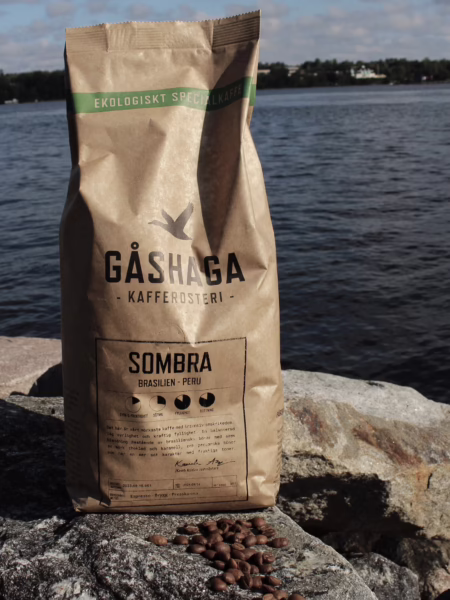 Sombra Gåshaga Kafferosteri ekologiskt specialkaffe i skärgården