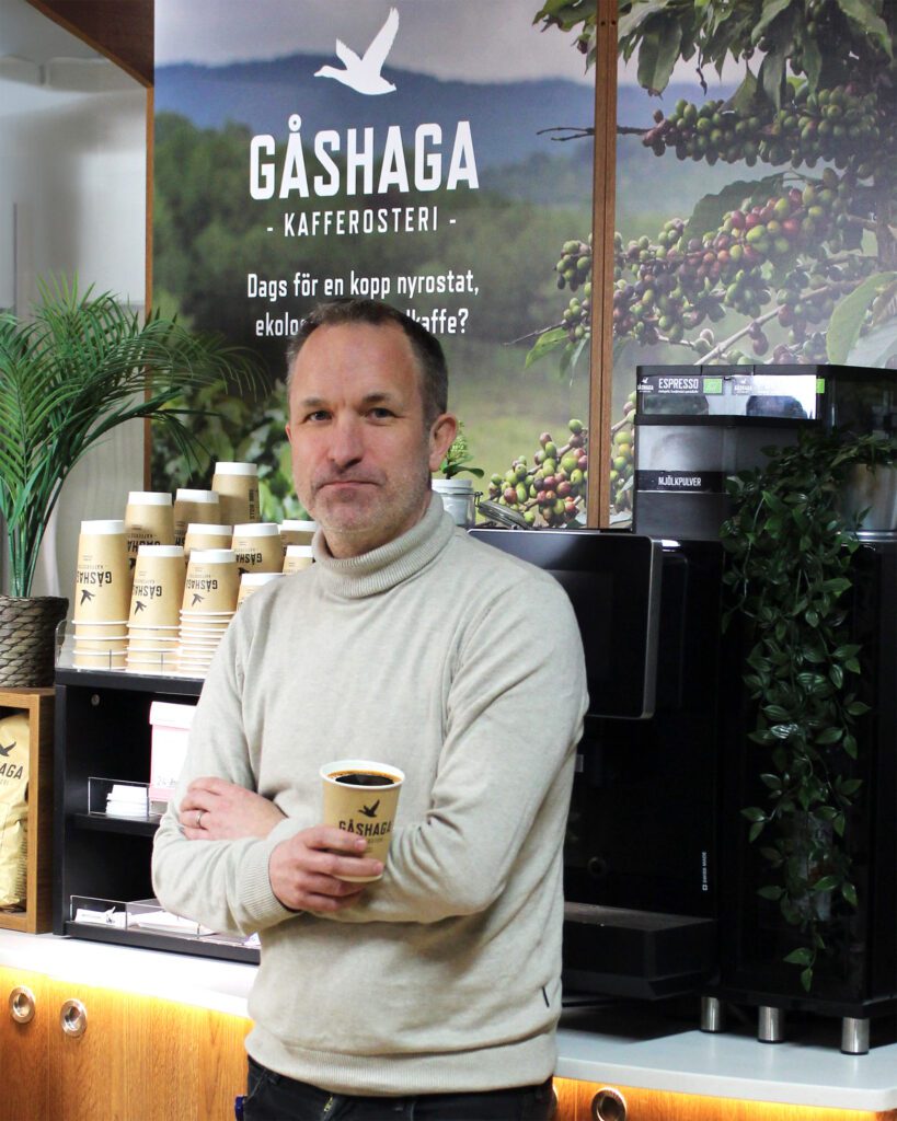 Gåshaga Kafferosteri 10 år Koncept Fredrik